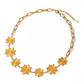 Modern Jalebi Necklace: 18K Gold Plated