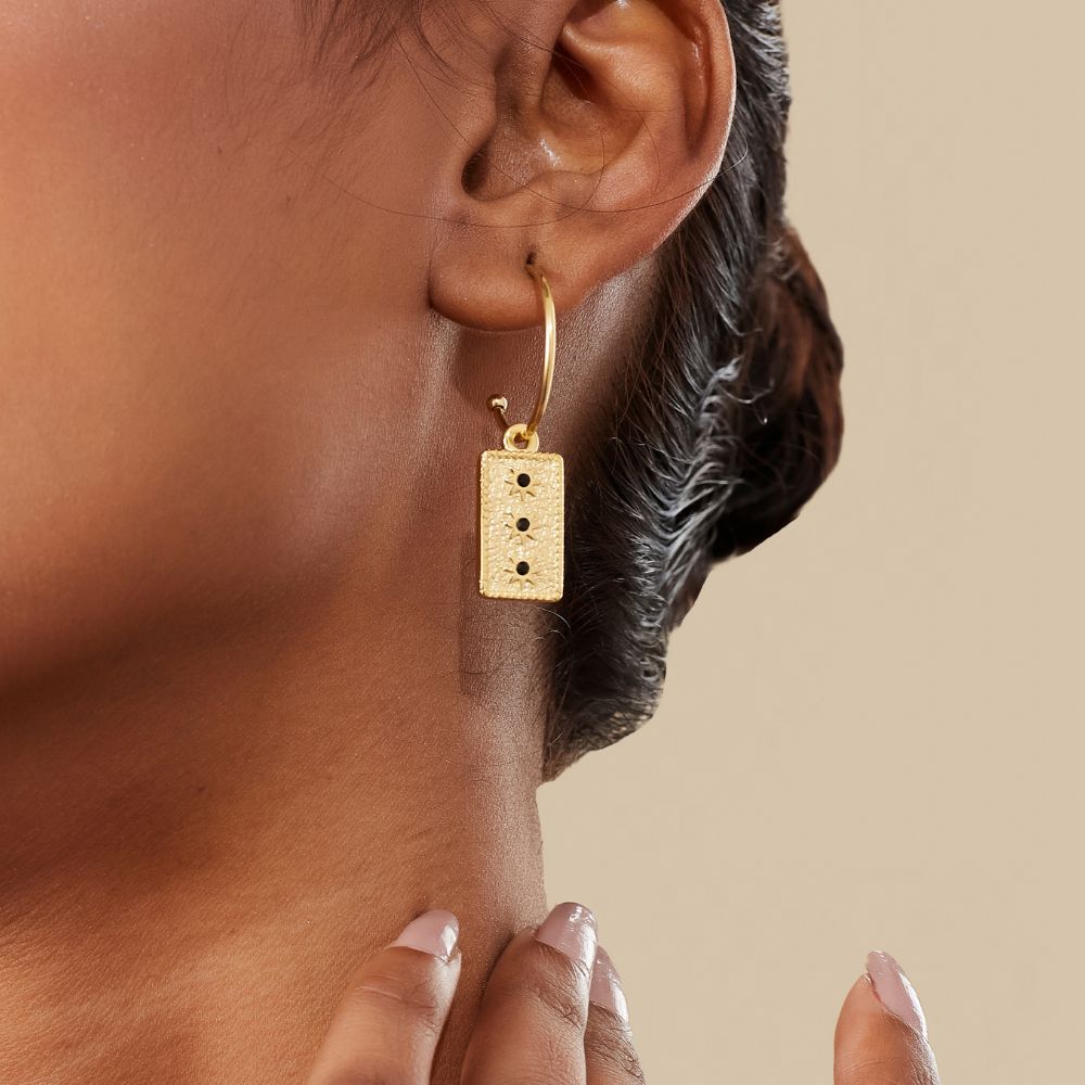 Tiny Semi Precious Stud Earrings – PennyLuna Boutique